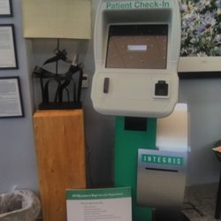 Integris Heart & Vascular Institute - Check in kiosk