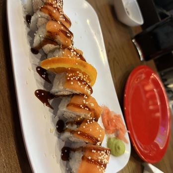 Drake's - Blue Moon Roll shrimp, salmon so yummy! All the flavors!!! - Bars Near Me - Cookeville, Tennessee Drake's - Blue Moon Roll shrimp, salmon so yummy! All the flavors!!! - Bars Near Me - Cookeville, Tennessee
