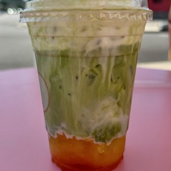 Whata Peach - Peachy matcha - Coffee & Tea Near Me - Burbank, California Whata Peach - Peachy matcha - Coffee & Tea Near Me - Burbank, California