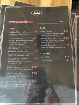 Menu photo 1 Lucca Waihi Beach, BOP