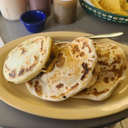 El Asador De Tito - Gorditas filled with Asado, Picadillo and chicharron. This is true Mexican authentic food and taste. Must have