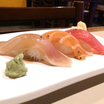Kiraku - 3pcs sushi that i choose for my ramen combo - Sushi Bars Near Me - Gardena, California Kiraku - 3pcs sushi that i choose for my ramen combo - Sushi Bars Near Me - Gardena, California