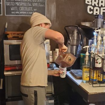 Magic Brain Cafe - The artist at work. - Coffee & Tea Near Me - Cape May, New Jersey