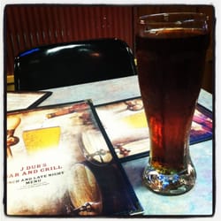 J Dub's Bar & Grill - Drinking before noon happens when you work in the oil field!