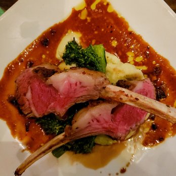 Masraff's - Herb Roasted Australian Rack Of Lamb - New American Near Me - Houston, Texas Masraff's - Herb Roasted Australian Rack Of Lamb - New American Near Me - Houston, Texas