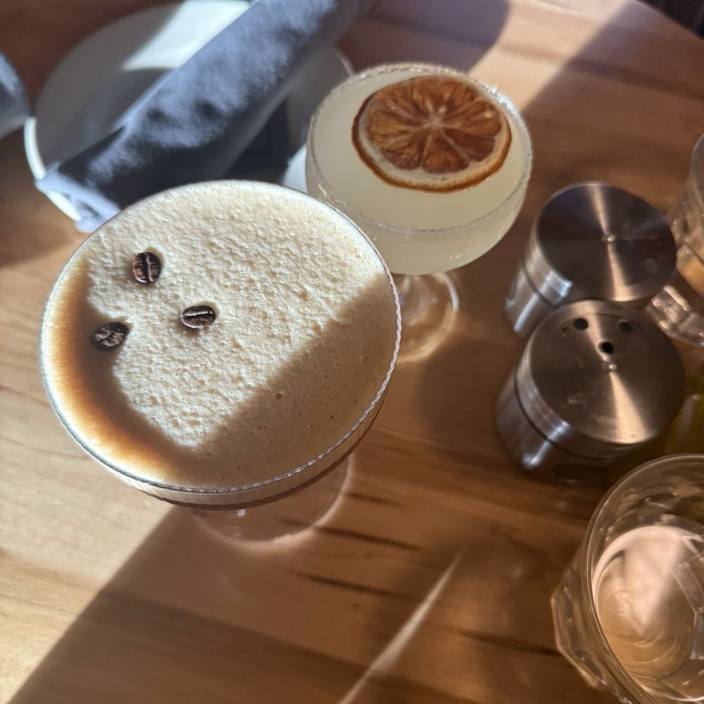 Espresso martini, limoncello lemon drop Espresso martini, limoncello lemon drop