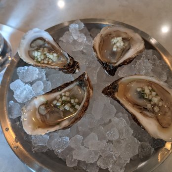 One Fish Raw Bar - Beausoleil New Brunswick Oysters with mignonetter - Seafood Near Me - Campbell, California One Fish Raw Bar - Beausoleil New Brunswick Oysters with mignonetter - Seafood Near Me - Campbell, California