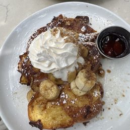 Bananas foster and walnuts French toast Bananas foster and walnuts French toast