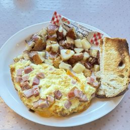 Ham and cheese omelette Ham and cheese omelette
