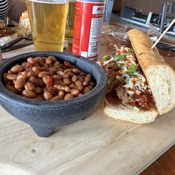 Jerrik’s BBQ - Hot Mess and a side of Beans and Rice - Barbeque Near Me - Forest Grove, Oregon