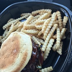 Country Pride - burger and fries
