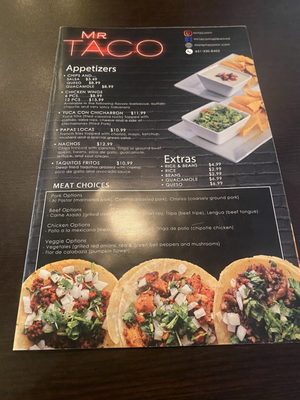 Menu photo 4 Mr. Tacos Maplewood, MN