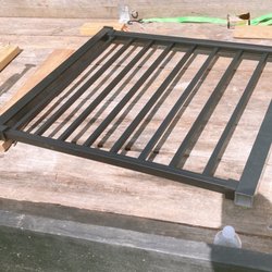 D&S Fence Masters - Hand-built aluminum gate done onsite.