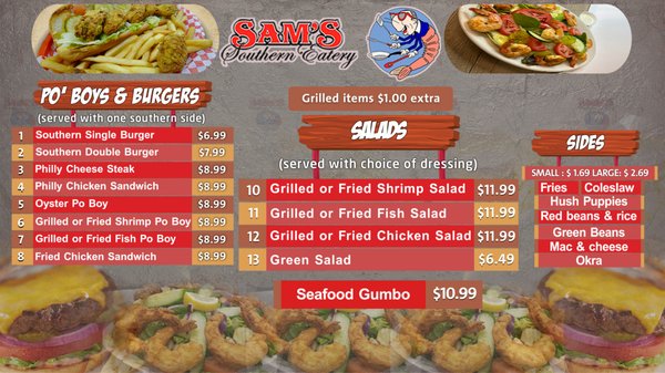 Menu photo 3 Sam' Southern Eatery Jackson, MS