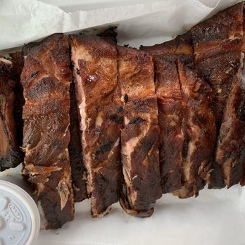 Cooter Brown's Rib Shack - Slab of dry rub ribs - Barbeque Near Me - Jacksonville, Alabama