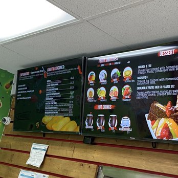 Delicious Empanadas - a menu on the wall - Colombian Near Me - Toronto, Ontario Delicious Empanadas - a menu on the wall - Colombian Near Me - Toronto, Ontario