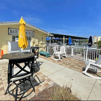 Charleen's Cafeteria - Relaxing dining area overlooking the marina - Cuban Near Me - Osprey, Florida