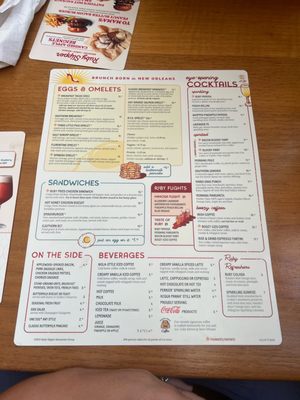 Menu photo 1 Ruby Slipper Marigny New Orleans, LA Menu photo 1 Ruby Slipper Marigny New Orleans, LA