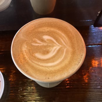 Rough Draft Bar & Books - Squashington Irving latte - Bars Near Me - Kingston, New York