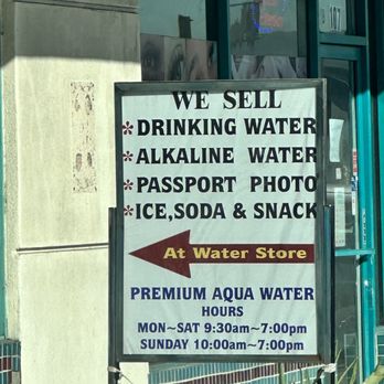 Premium Aqua Water - a sign in front of a store - Water Stores Near Me - Corona, California Premium Aqua Water - a sign in front of a store - Water Stores Near Me - Corona, California