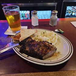Palmer Bar - Perfect steak and potatoes...plus a mule for the finishing touch on the evening.