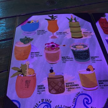 The Tipsy Skipper - Drink menu - Tiki Bars Near Me - Ocala, Florida