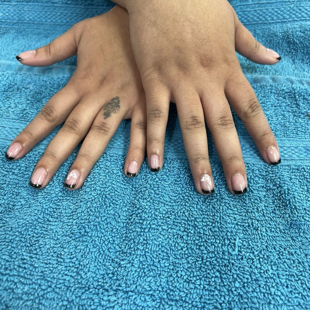 black french tip