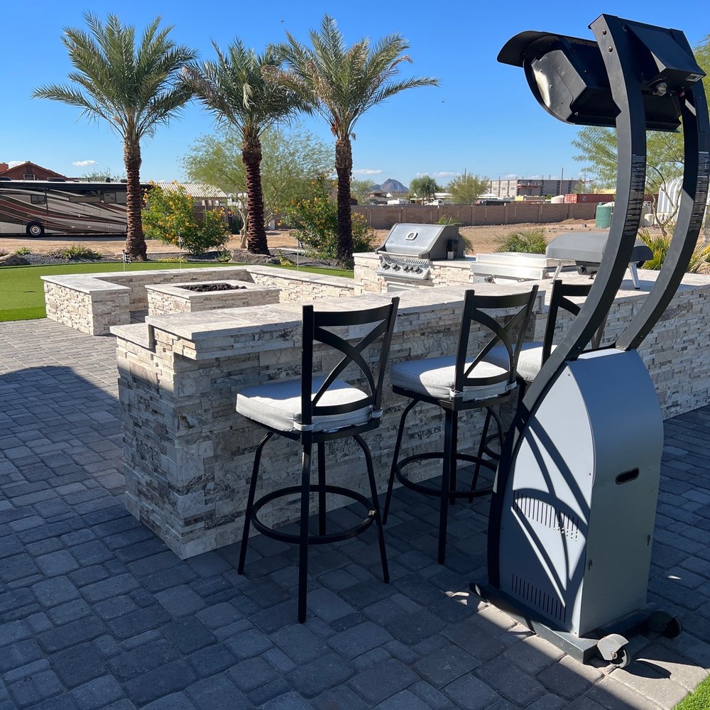 Hawkeye Landscaping - Bar area - Landscaping Near Me - Phoenix, Arizona Hawkeye Landscaping - Bar area - Landscaping Near Me - Phoenix, Arizona
