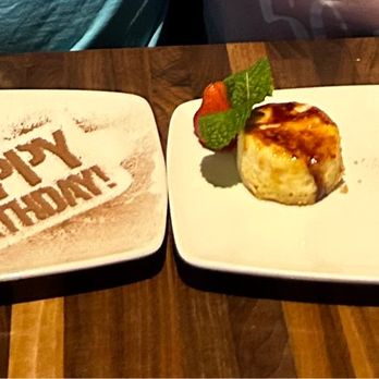 Yard House - Yummy bday treats! Thanks Emery! - New American Near Me - Brea, California