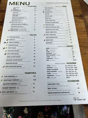 Menu photo 3 Green Leaf Cafe Burnaby, BC