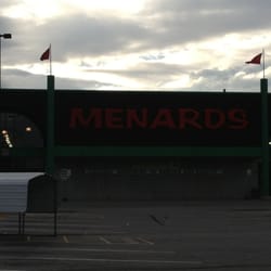 Menard's - Early morning before we open up.  Thank goodness it's still summer or it would be dark as night right now.