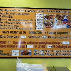 K & J Caribbean Market - Menu