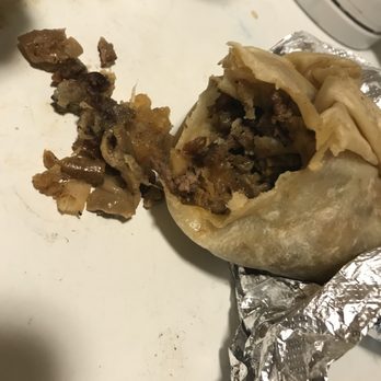 El Volcan - As you can see some of the meat still has pink - Food Trucks Near Me - Salinas, California