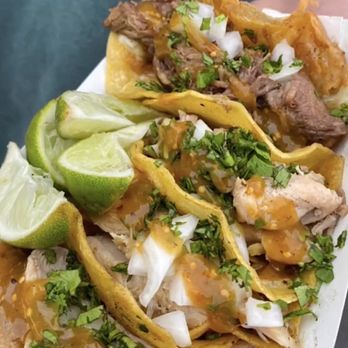 Banger Lumpia - Chicken Adobo tacos, Beef Mechado Taco, house made salsa slaps - Caterers Near Me