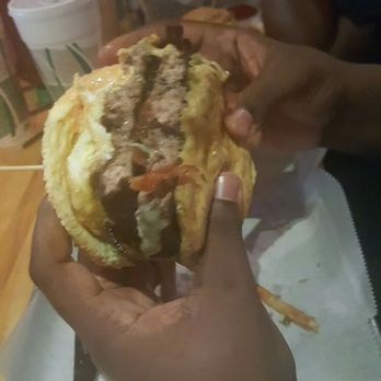 Brgr Stop - Forgot the name of this one my son had but it had an egg on it! Look at those patties! - Burgers Near Me - Coconut Creek, Florida Brgr Stop - Forgot the name of this one my son had but it had an egg on it! Look at those patties! - Burgers Near Me - Coconut Creek, Florida