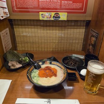 ICHIRAN - Times Square - Tonkotsu ramen with spicy level 18 - Ramen Near Me - New York, New York ICHIRAN - Times Square - Tonkotsu ramen with spicy level 18 - Ramen Near Me - New York, New York