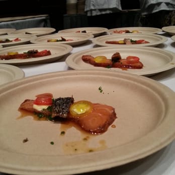 Joy of Sake - Nobu - Cold smoked Scottish salmon pastrami with grape tomatoes, yuzu ponzu, aji pepper aioli and salmon skin chip - Festivals Near Me - Honolulu, Hawaii Joy of Sake - Nobu - Cold smoked Scottish salmon pastrami with grape tomatoes, yuzu ponzu, aji pepper aioli and salmon skin chip - Festivals Near Me - Honolulu, Hawaii