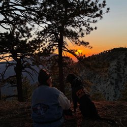 Guffy Campground - Sunsetting view