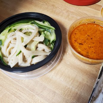 Kung Fu Noodle - Cold noodles to go came unassembled - Chinese Near Me - Dayton, Ohio