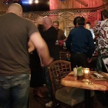 Trader Vic's - October 21, 2017: VibraSON dance crowd at Trader Vic's - Hawaiian Near Me - Emeryville, California Trader Vic's - October 21, 2017: VibraSON dance crowd at Trader Vic's - Hawaiian Near Me - Emeryville, California
