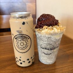 Sul Bing Su - ChungChun - Coffe Milk Tea and Black Sesame Shaved Ice