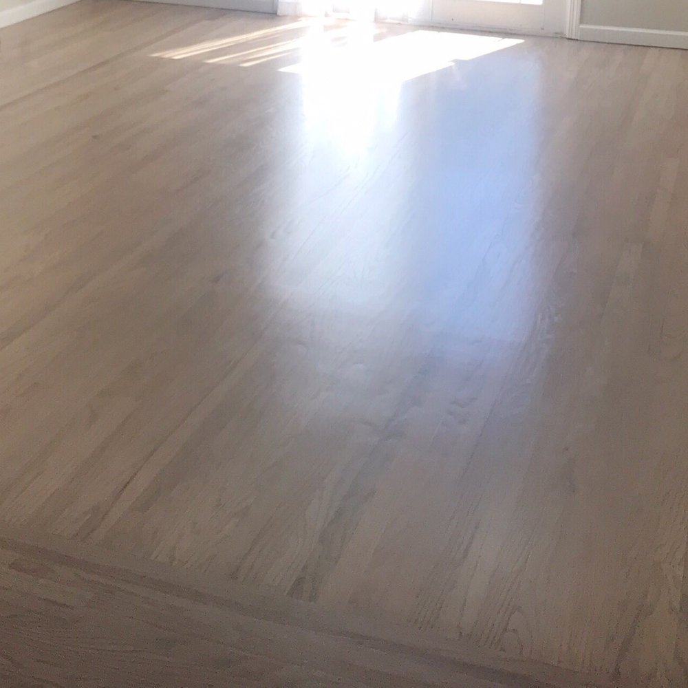National Floors - Slivered Grey on red oak floor with Satin sheen level. - Flooring Near Me National Floors - Slivered Grey on red oak floor with Satin sheen level. - Flooring Near Me