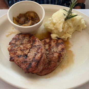 Piropos Restaurant - TWO 8OZ GRILLED PORK CHOPS (GF) - Argentine Near Me - Kansas City, Missouri Piropos Restaurant - TWO 8OZ GRILLED PORK CHOPS (GF) - Argentine Near Me - Kansas City, Missouri