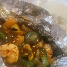Spicy thai eggplant with Shrimp!! Spicy thai eggplant with Shrimp!!