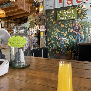 Showcase of Citrus - Mimosa with fresh squeezed oj - Attraction Farms Near Me - Clermont, Florida