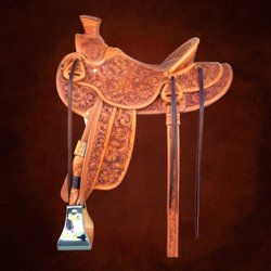 Tip's Western Custom Saddles - Custom Saddle #969. This is a 3B saddle.