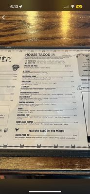 Menu photo 4 Cholita Taqueria Indianapolis, IN