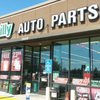 O'Reilly Auto Parts - The bicycle rack is to the right of the building if you drain the oil in your car before you go pick up new stuff. - Auto Parts & Supplies Near Me - Dixon, California