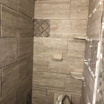 H & M Termite & Repairs - H & M Termite does a lot more then just termite work, here is a shower in the process of being tiled. - Pest Control Near Me - Madera, California