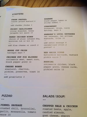 Menu photo 4 Belfast Love Public House Toronto, ON